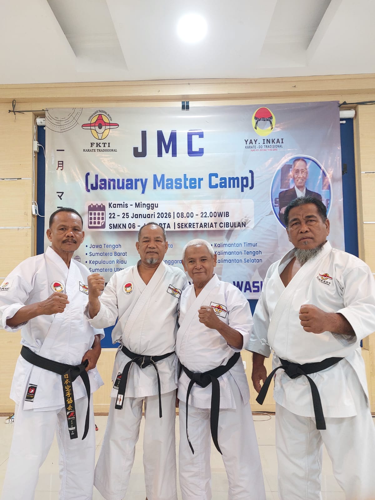 Januari Master Camp — Nasional, kegiatan Federasi Karate Tradisional Indonesia